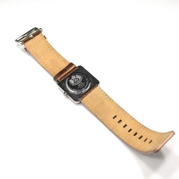Juicy Couture Square Pink Brown Watch Roman Numerals Leather Band main image 9